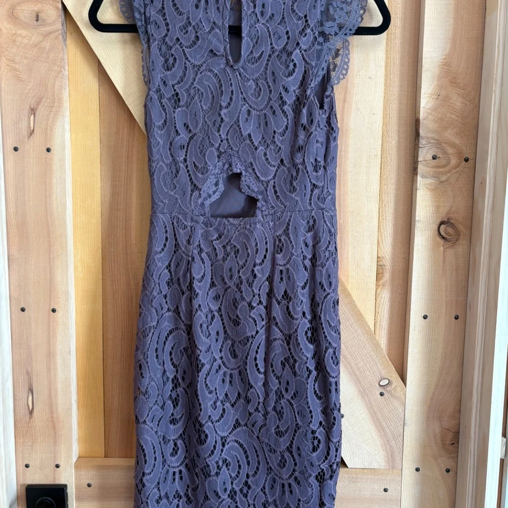 Purple Lace Dress Sz. XS - Picture 2 of 4